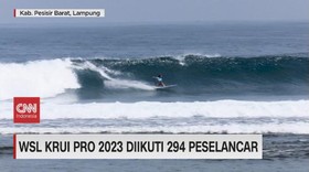 VIDEO: WSL KRUI Pro 2023 Diikuti 294 Peselancar