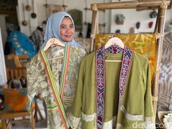 Terpikat Kain Ecoprint Buatan UMKM Tangsel, Disukai Para Istri Menteri