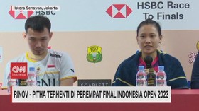 VIDEO: Rinov - Pitha Tersingkir di Perempat Final Indonesia Open 2023