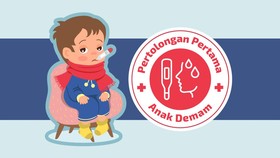 INFOGRAFIS: Pertolongan Pertama Anak Demam