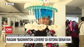 VIDEO: Ragam 'Badminton Lovers' di Istora Senayan