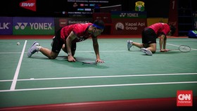 FOTO: Langkah Rinov/Pitha Terhenti di Perempat Final Indonesia Open