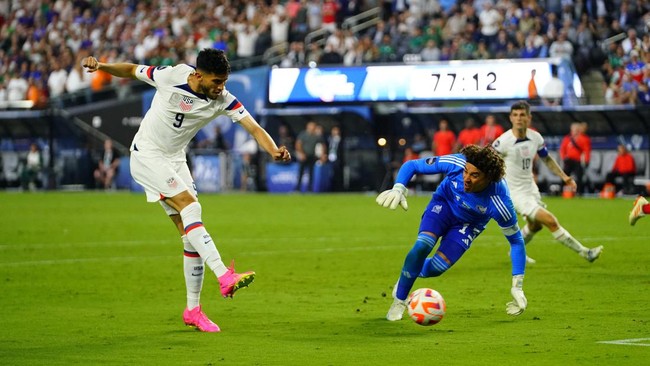 Timnas Amerika Serikat menang 3-0 atas Meksiko dalam laga semifinal Nations League CONCACAF 2023.