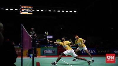 Bintang badminton India, Satwiksairaj Rankireddy mencetak rekor smes 500 km/jam saat tampil di Korea Open 2023.