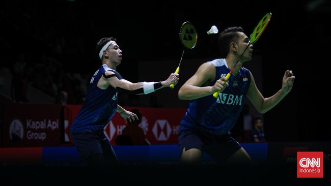 Ganda putra Fajar Alfian/Muhammad Rian Ardianto menjadi satu-satunya wakil Indonesia yang lolos ke perempat final Korea Open 2023.