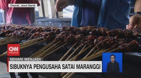 VIDEO: Sibuknya Pengusaha Satai Maranggi