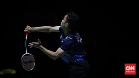 FOTO: Ginting Capai Final Indonesia Open Pertama