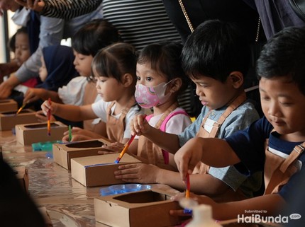 Intip Bun! 7 Potret Keseruan Kids Cooking & Art Class Bersama HaiBunda Squad