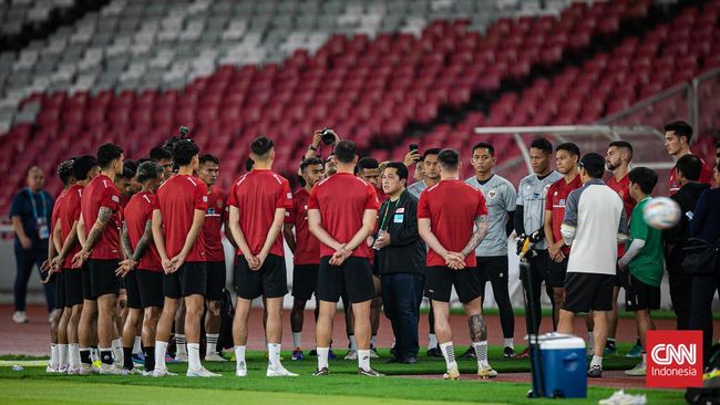 Beda Pemanasan Indonesia dan Argentina di GBK: Petuah Erick Thohir