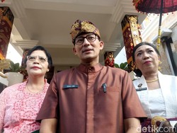 Bertemu di Bali, Sandiaga Puji Kehadiran Megawati di Pesta Kesenian