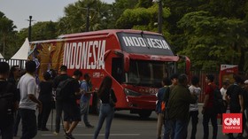 Timnas Indonesia Pamer Bus Baru Jelang Lawan Argentina