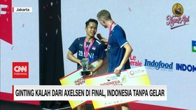 VIDEO: Ginting Kalah di Final dari Axelsen, Indonesia Tanpa Gelar