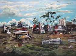 Mengeksplorasi Lukisan Lanskap di Pameran Tunggal Prabu Perdana