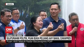 VIDEO: Silaturahmi Politik, Puan Buka Peluang AHY Bakal Cawapres