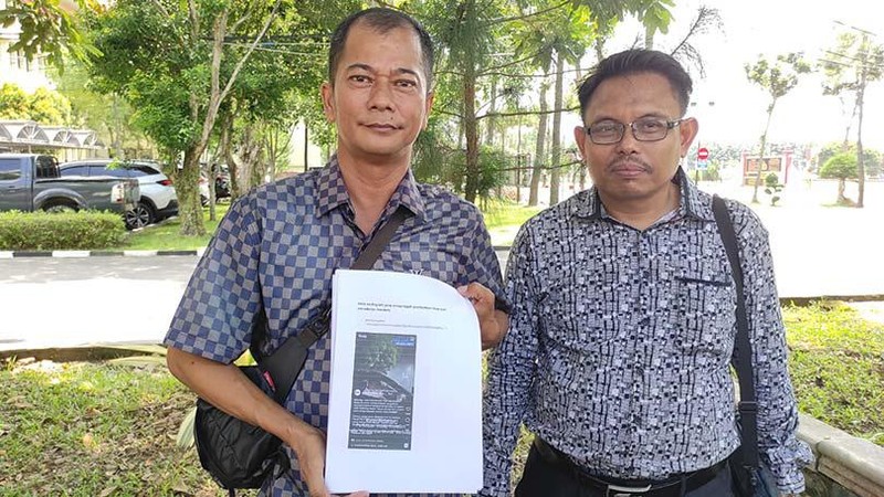 Kader dari Partai Golkar Sumatera Utara (Sumut), Apri Budi melaporkan sejumlah akun Instagram yang diduga menyebarkan hoaks.