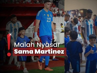 Respons Kocak Gibran Lihat Jan Ethes Dampingi Kiper Argentina
