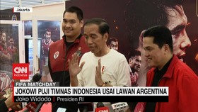 VIDEO: Jokowi Puji Timnas Indonesia Usai Lawan Argentina