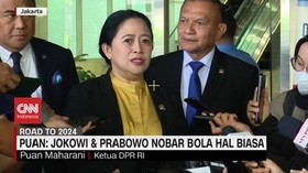 VIDEO: Puan: Jokowi & Prabowo Nobar Bola Hal Biasa
