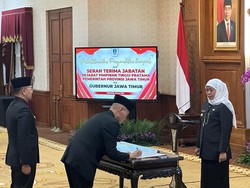 Gubernur Khofifah Lantik 6 Pejabat Eselon II Pemprov Jatim, Berikut Daftarnya