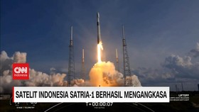 VIDEO: Satelit Terbesar Indonesia Satria-1 Berhasil Mengangkasa