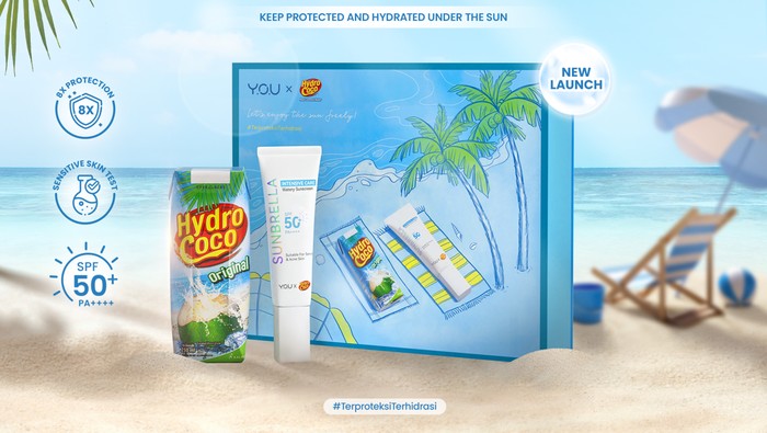 Kolaborasi Eksklusif YOU Beauty X Hydro Coco, Luncurkan Sunscreen untuk Proteksi Kulit Cantikmu dari Sinar Matahari!