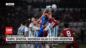 VIDEO: Tampil Spartan, Indonesia Kalah 0-2 dari Argentina