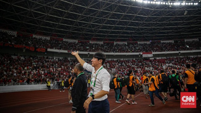 Pelatih Timnas Indonesia Shin Tae Yong mengunggah sejumlah momen dalam pertandingan melawan Argentina.