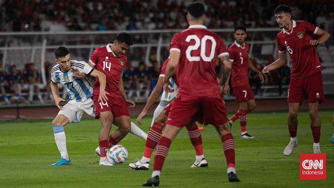 Indonesia Turun Satu Peringkat Usai Ditekuk Argentina