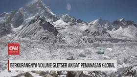 VIDEO: Berkurangnya Volume Gletser Akibat Pemanasan Global