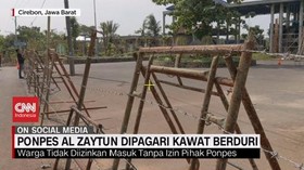 VIDEO: Ponpes Al-Zaytun Dipagari Kawat Berduri