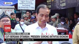 VIDEO: Cuti Bersama Ditambah, Presiden: Dorong Aktivitas Ekonomi
