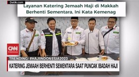 VIDEO: Katering Jemaah Berhenti Sementara Saat Puncak Ibadah Haji