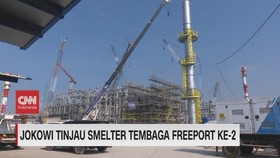 VIDEO: Jokowi Tinjau Smelter Tembaga Freeport ke-2