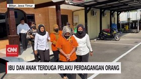 VIDEO: Ibu Dan Anak Terduga Pelaku Perdagangan Orang