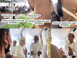 Datang ke Pesta, Wanita Ini Tagih Utang ke Temannya yang Lagi Menikah