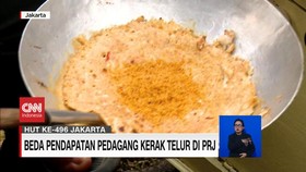 VIDEO: Ini Dia.. Beda Pendapatan Pedagang Kerak Telur di PRJ