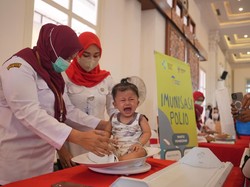 Kemenkes Canangkan Gernas Imunisasi Polio Tipe 2 di Klaten