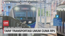 VIDEO: Tarif Transportasi Umum Cuma Rp.1