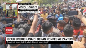 VIDEO: Ricuh! Unjuk Rasa di Depan Ponpes Al Zaytun