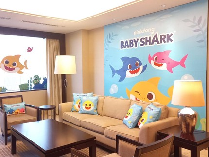 7 Potret Kafe hingga Staycation Bertema Pinkfong dan Baby Shark, Ajak Si Kecil Bun