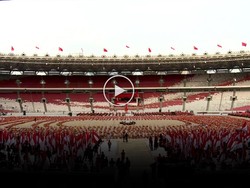 Persiapan Acara Puncak Bulan Bung Karno di GBK