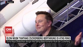 VIDEO: Elon Musk Tantang Zuckerberg Bertarung di Atas Ring