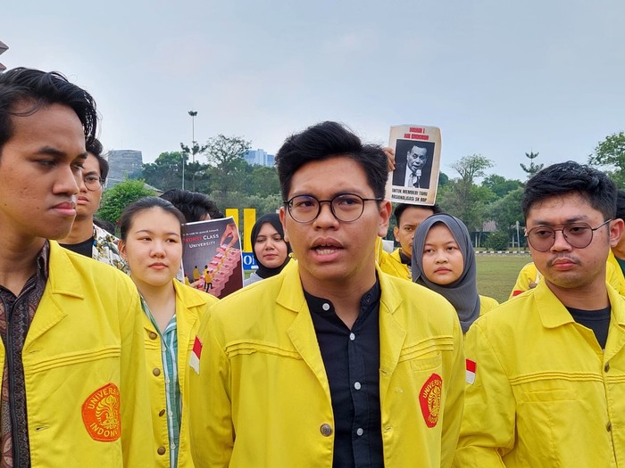 Ketua Badan Eksekutif Mahasiswa Universitas Indonesia (BEM UI), Melki Sedek Huang,