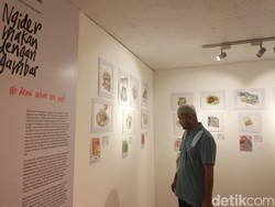 Ngider Makan dengan Gambar, Pameran Sketsa Kuliner yang Buat Kamu Ngiler