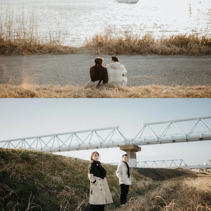 <p>Foto-foto mesra Shanju dan Jojo ini diambil di Jepang. Banyak netizen menduga, foto-foto ini adalah foto prewedding keduanya. (Foto: Instagram @shanju)</p>