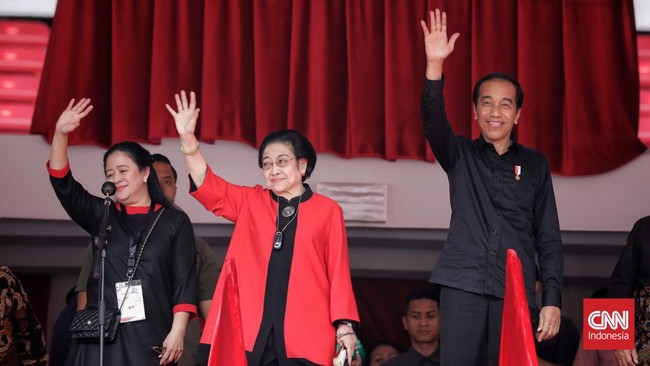 Jokowi buka suara usai ditemui Ketua DPP PDIP, Puan Maharani saat Peluncuran Dana Anagata Nusantara (Danantara).