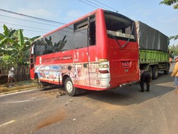 Inspektorat Selidiki Peminjaman Bus Dinas Pemprov Lampung yang Kecelakaan