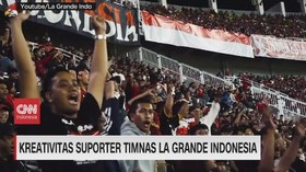 VIDEO: Kreativitas Suporter Timnas La Grande Indonesia