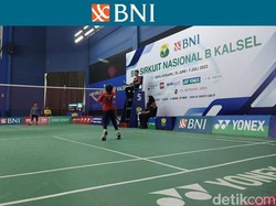 Gilbert Lewati Fathir, Rafa Atasi Andi di BNI Sirnas B Banjarbaru