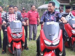 Hore! Kades di Banyuasin Dapat Motor Dinas Nmax